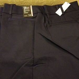 New York and company dark blue slacks 14 tall